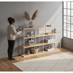 KONSOLA - REGAŁ BIAŁY SKD-365